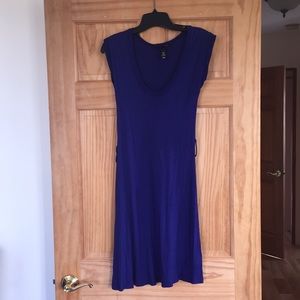 Blue H&M Scoop Neck Dress